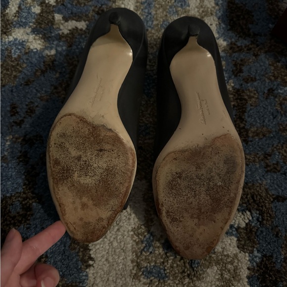 Ferragamo Carla Vara 70mm pump in charcoal 7 37 - Picture 5 of 6